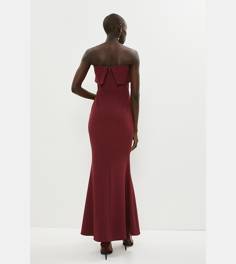 Burgundy coast dress best sale