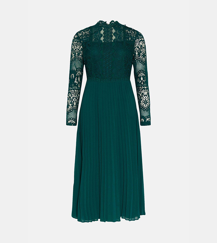 FOREST LACE MIDI DRESS main image 0
