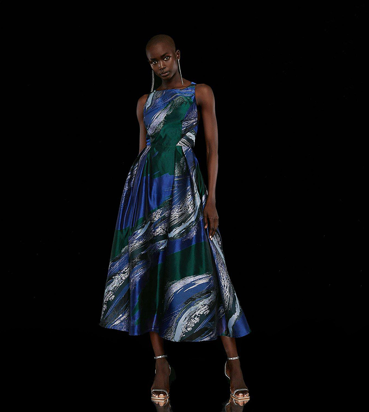 Coast 2024 metallic dress