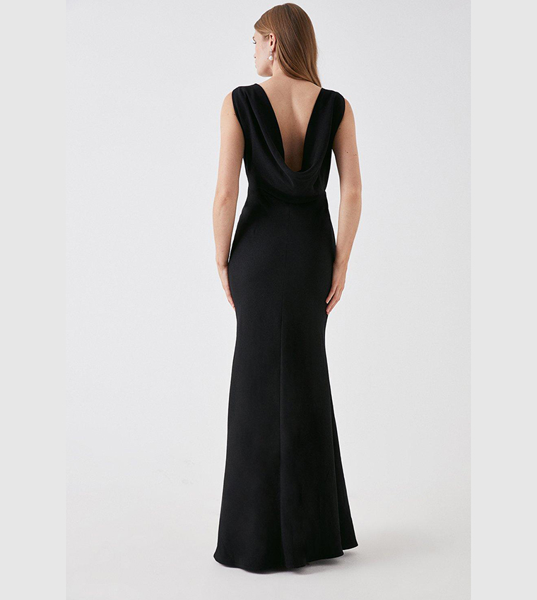 Buy Coast Cowl Back Fishtail Bridesmaids Maxi Dress In Black 6thStreet Kuwait