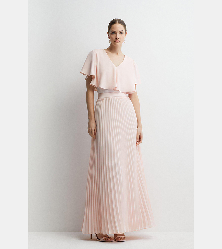 Coast pink pleated on sale skirt