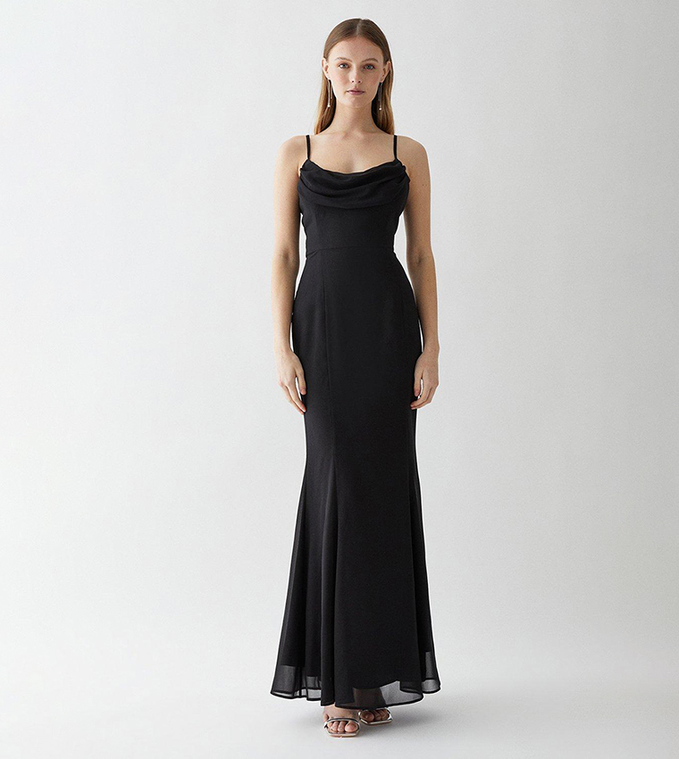 Buy Coast Chiffon Cowl Neck Bridesmaid Fishtail Maxi Dress In