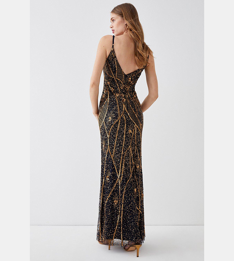 Cami Maxi Dress with Hand Embellishment
