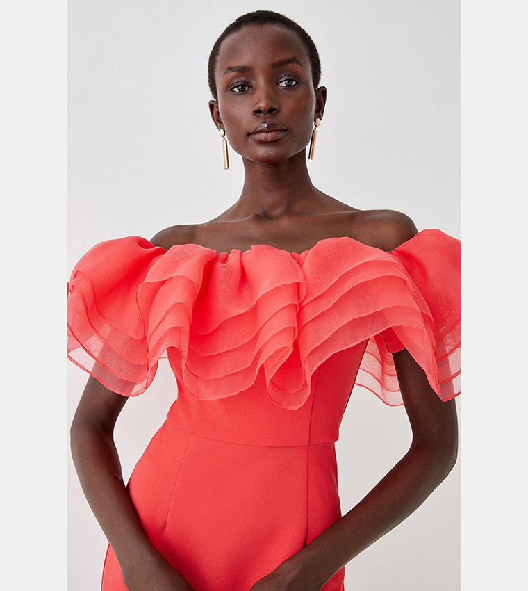 Coast scuba top bardot dress