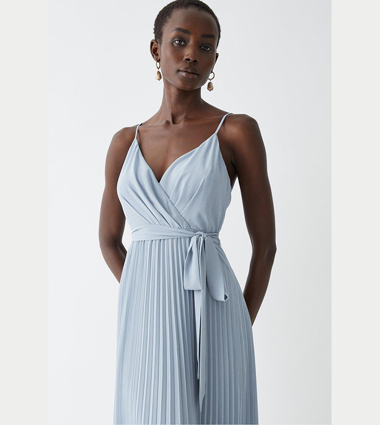 Coast pleated maxi store dress