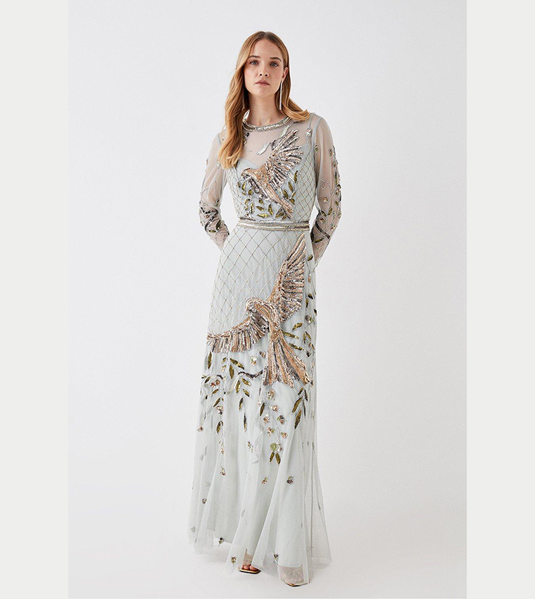 The Collector Hand Embellished Maxi Dress