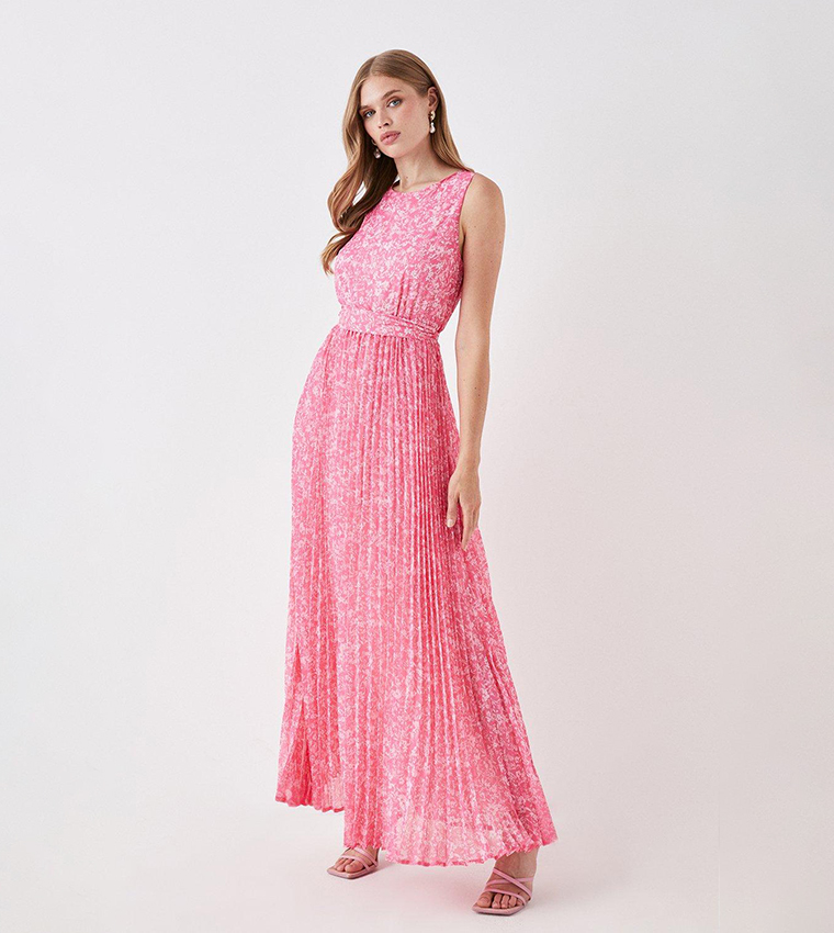 Coast pleated hotsell maxi dress