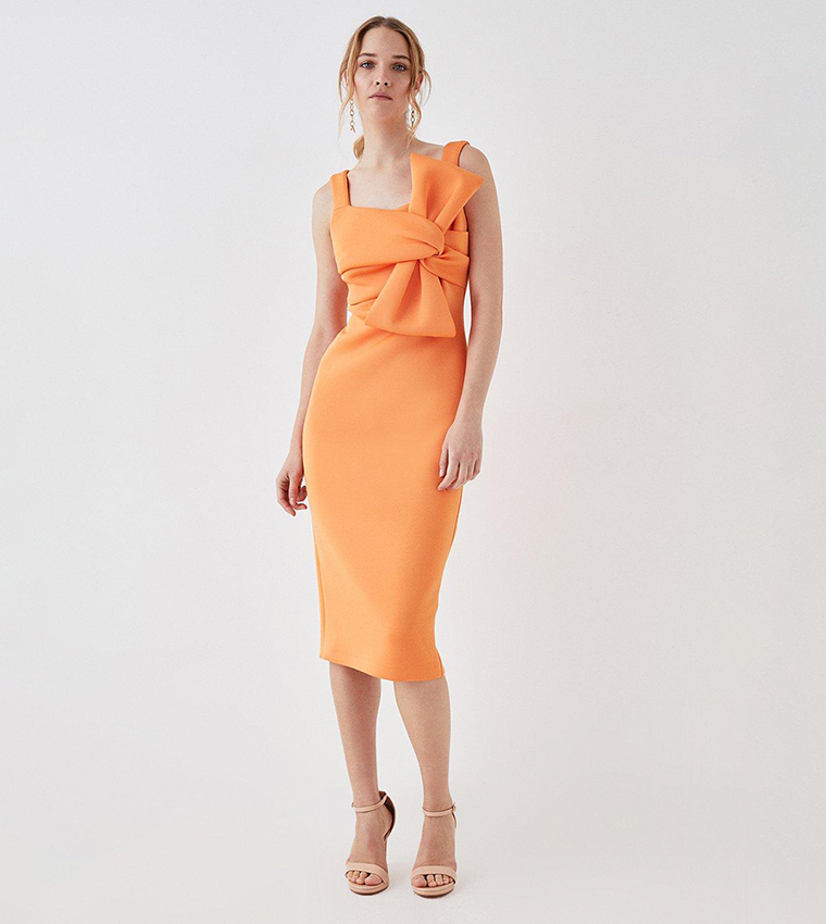 Orange 2025 scuba dress