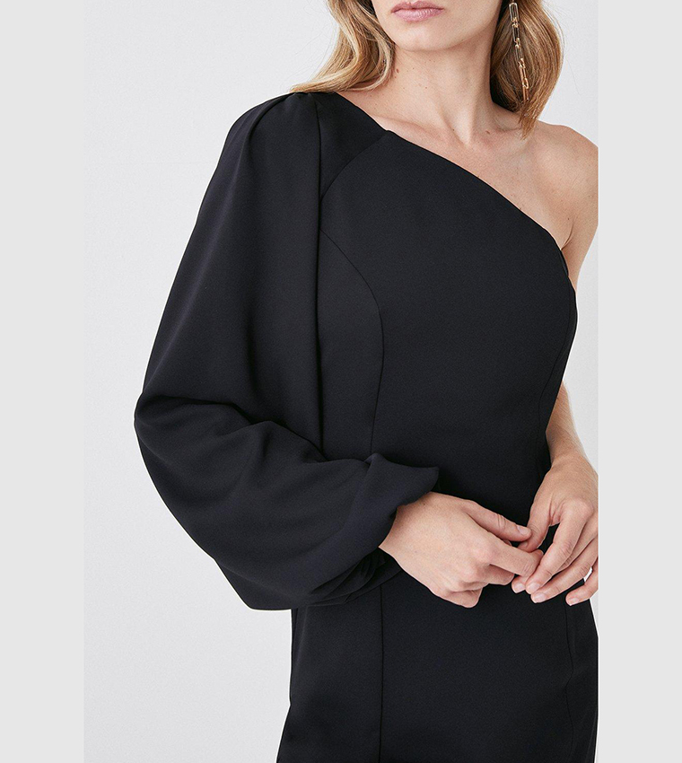 open lace back dress Guess Women's LS RIB Pleated Paige SWTR DRS W2BK29 Z2YJ2 JBLK BLACK