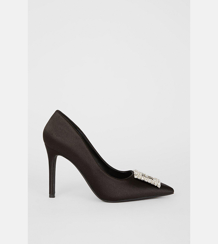 Black best sale suede stilettos