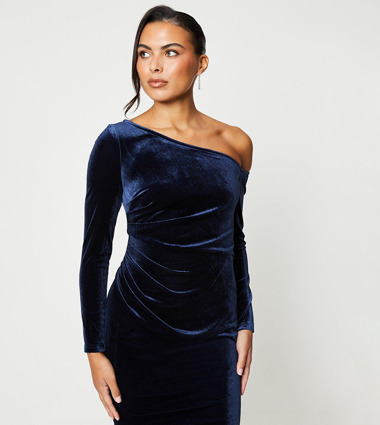 Coast blue velvet dress hotsell