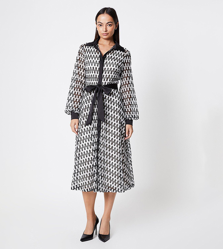 Coast mono outlet dress