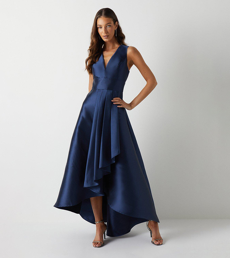 Coast navy outlet maxi dress