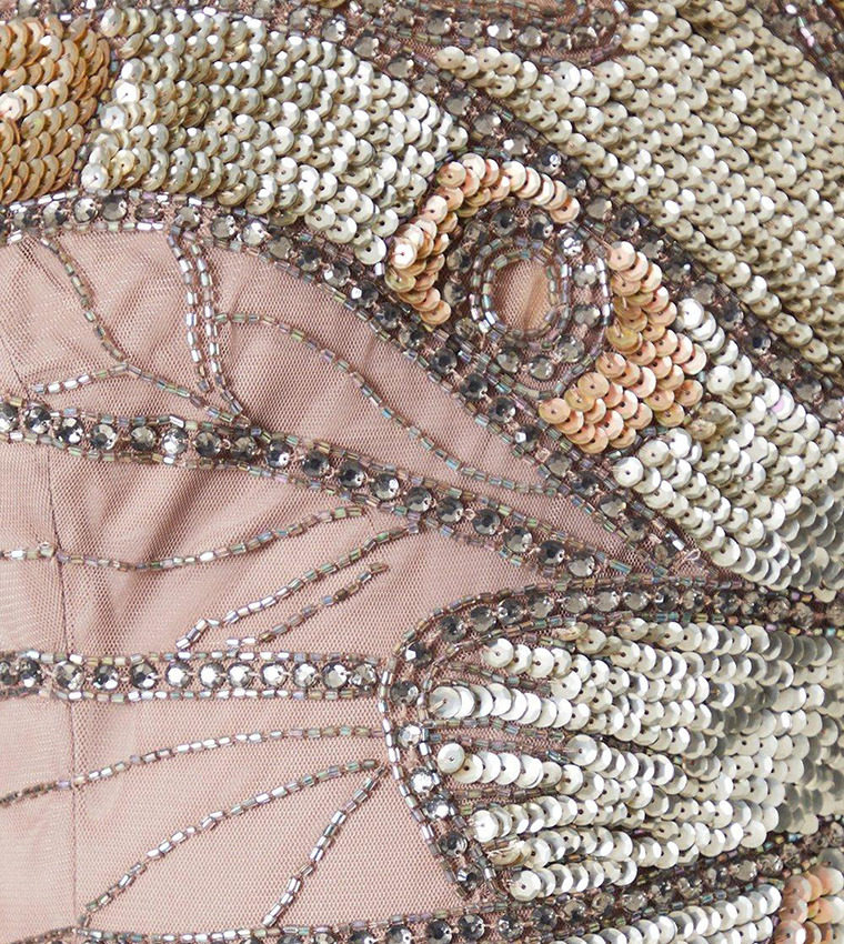 Premium Hand Embellished Maxi Dress