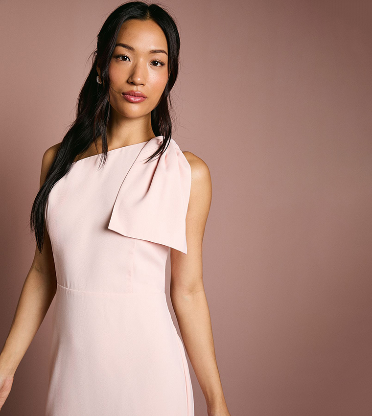 Coast Honoured Bow One Shoulder Maxi Bridesmaid Dress