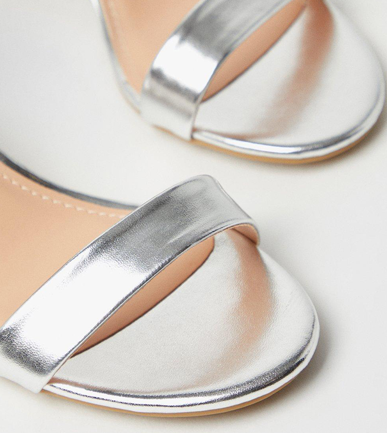 Thelma Ankle Strap Medium Block Heeled Sandals