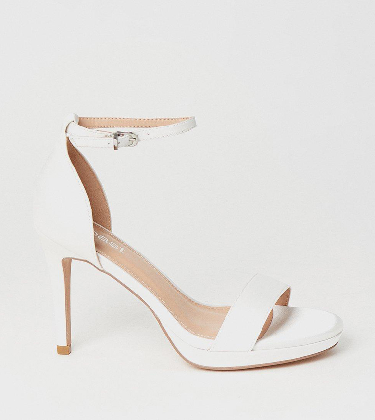 Talia Bridal Satin Platform Heel Sandals