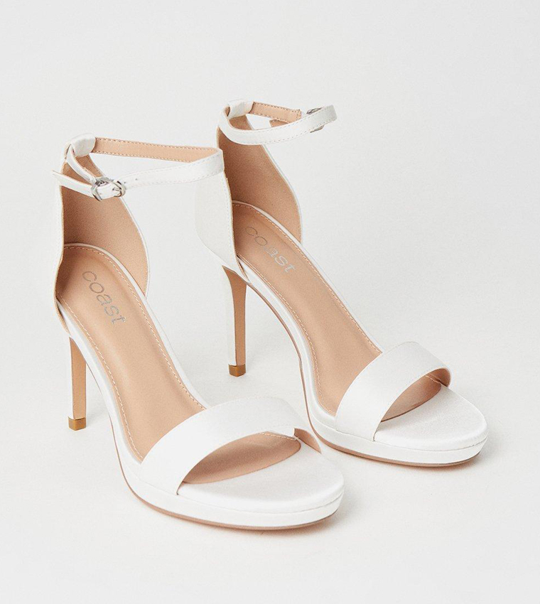 Talia Bridal Satin Platform Heel Sandals