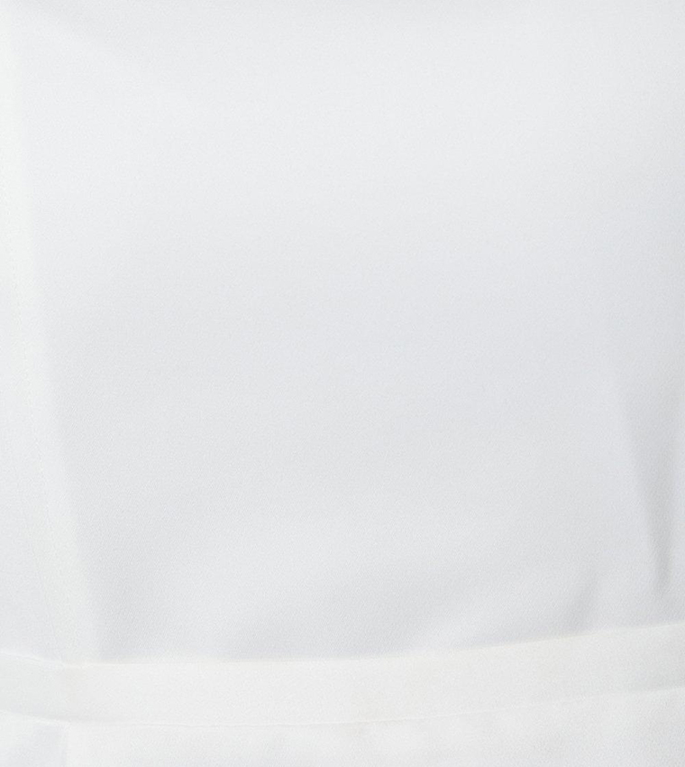 فستان زفاف ساتان بمقاس كبير 