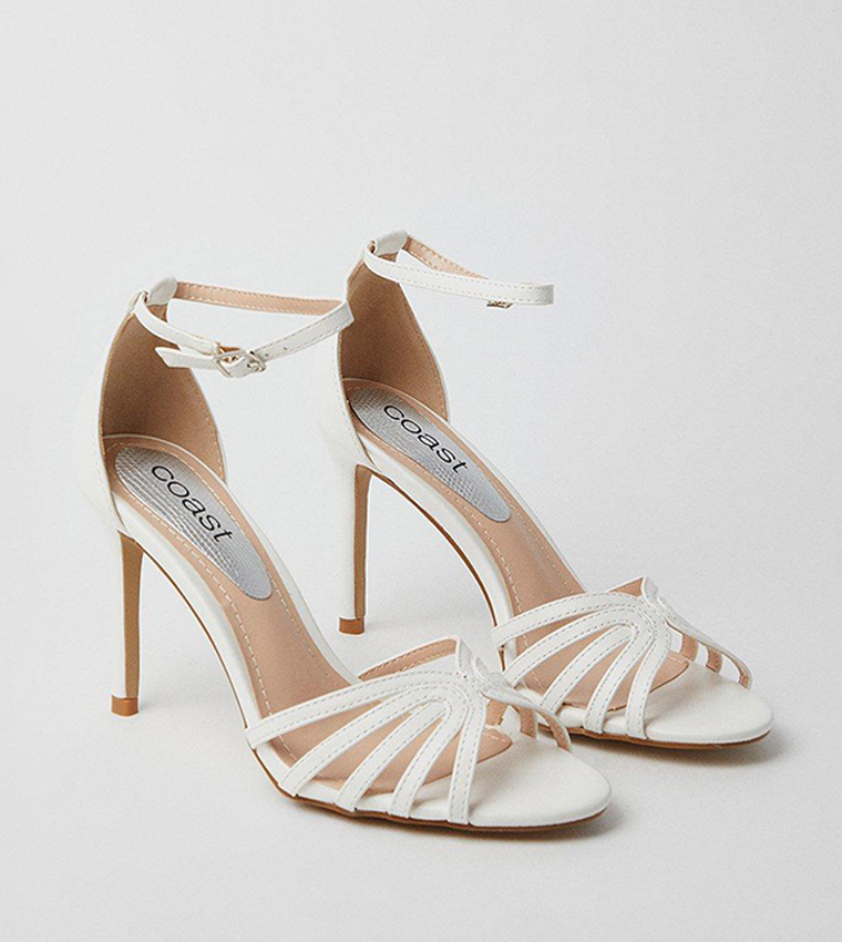 Tilda Lattice Front High Heel Sandals