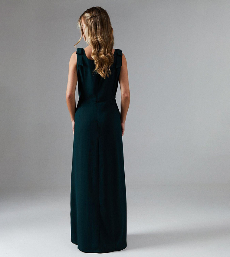 Teen Coast Tie Shoulder Bridesmaid Maxi Dress
