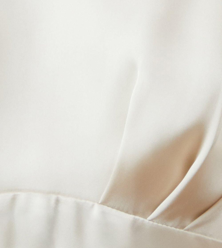 Satin Tie Shoulder Bridesmaid Maxi Dress