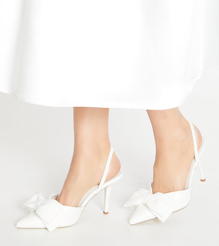 حذاء كعب سارايا للعروس