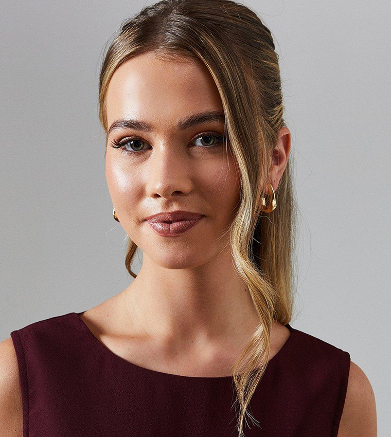 Teen Coast Cowl Back Satin Bridesmaids Maxi Dress