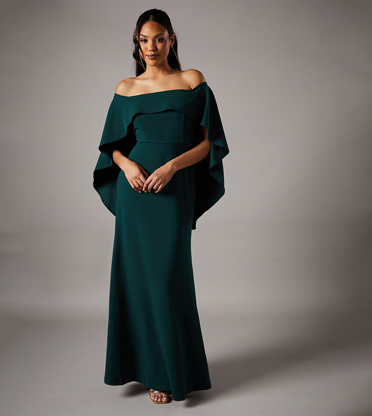 coast emerald green dress Emerald Coast Plus Size Cowl Neck A-Line Satin Bridesmaid Dress