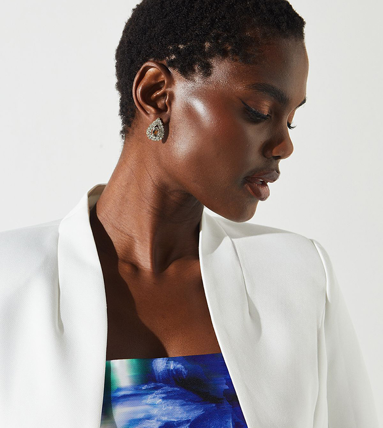 3/4 Sleeves Bolero Crop Blazer