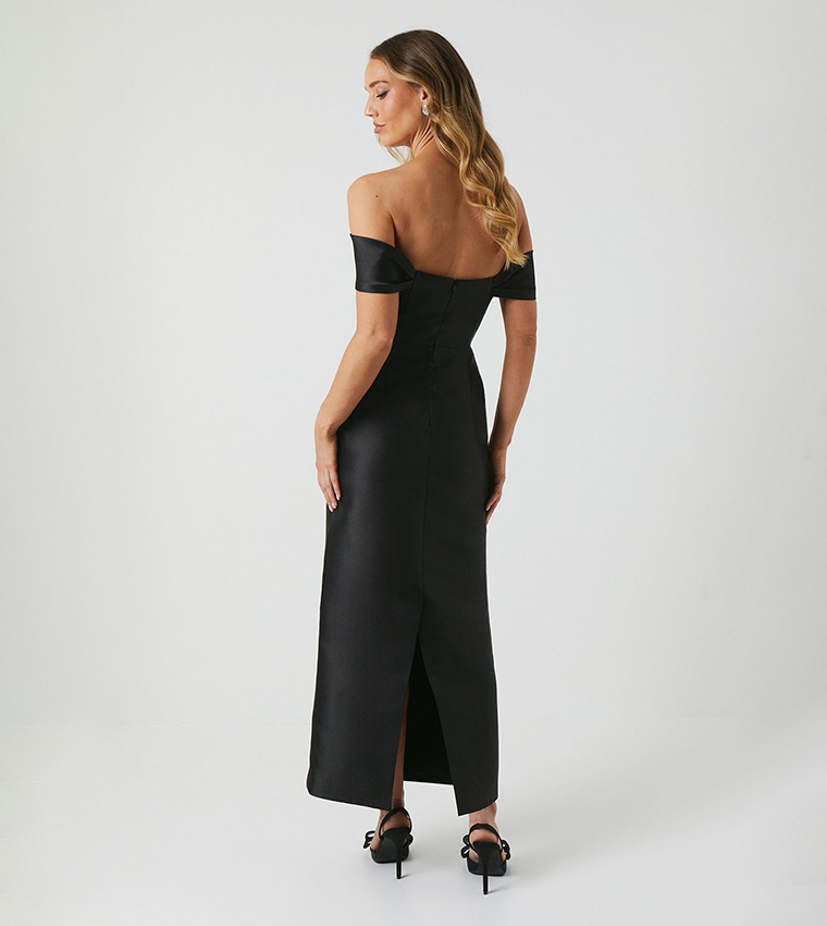 Coast Honoured Off Shoulder Bridesmaid Column Dress