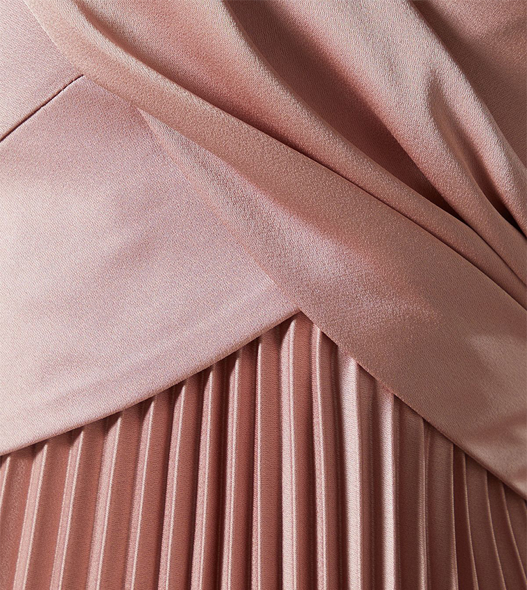 Petite Pleated Skirt Midi Dress