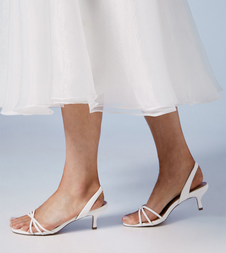 Valina Slingback Cross Strap Sandals