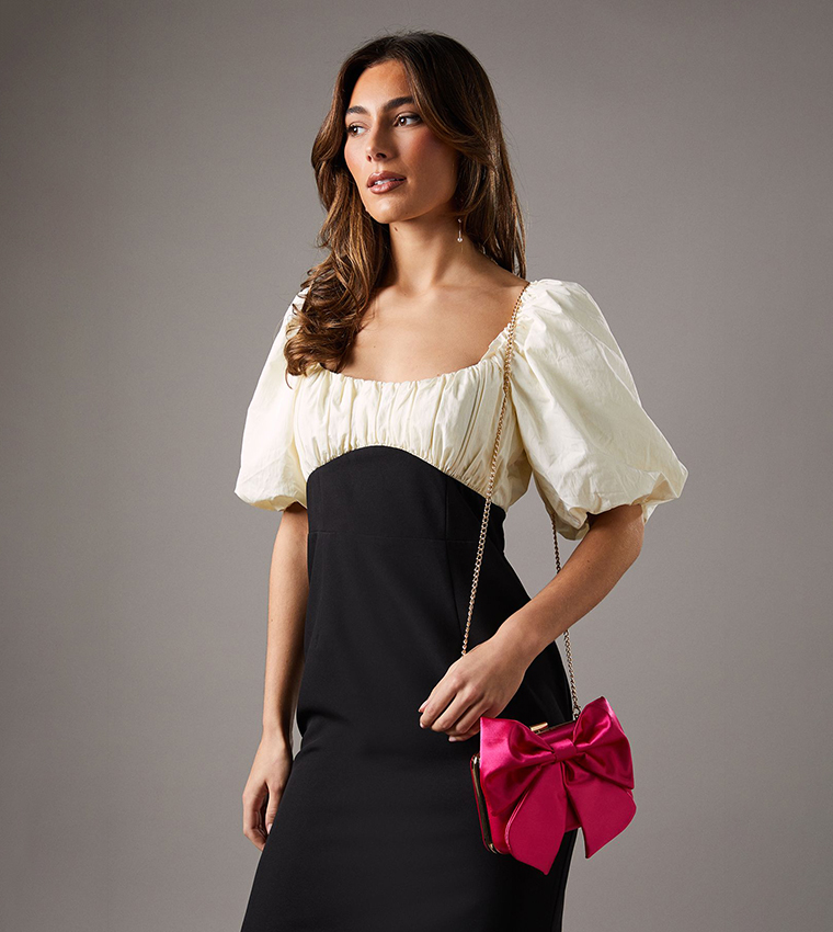 Azalea Bow Detail Clutch