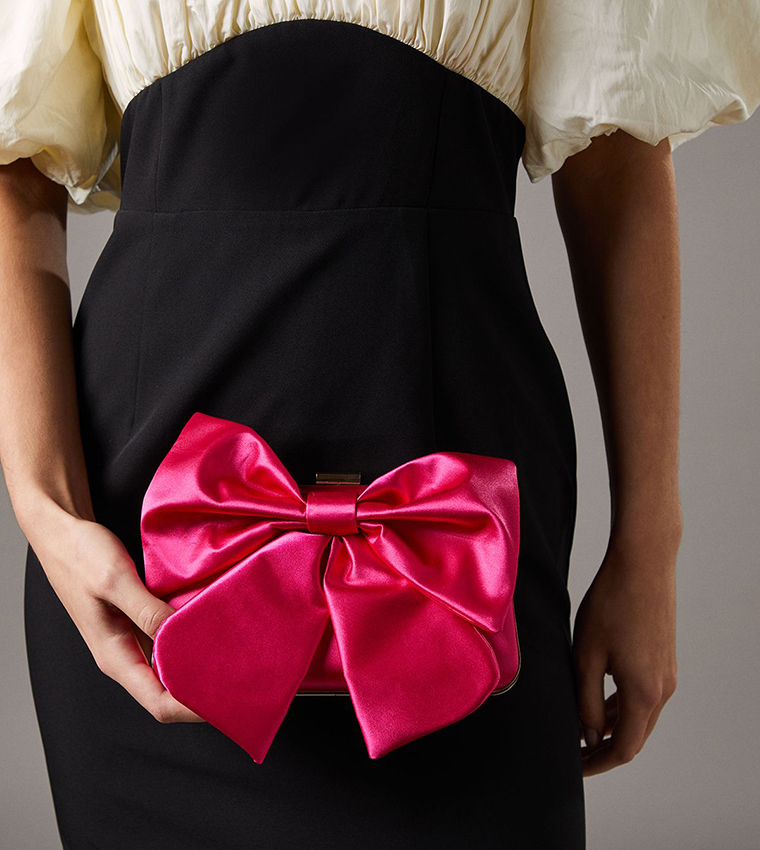 Azalea Bow Detail Clutch