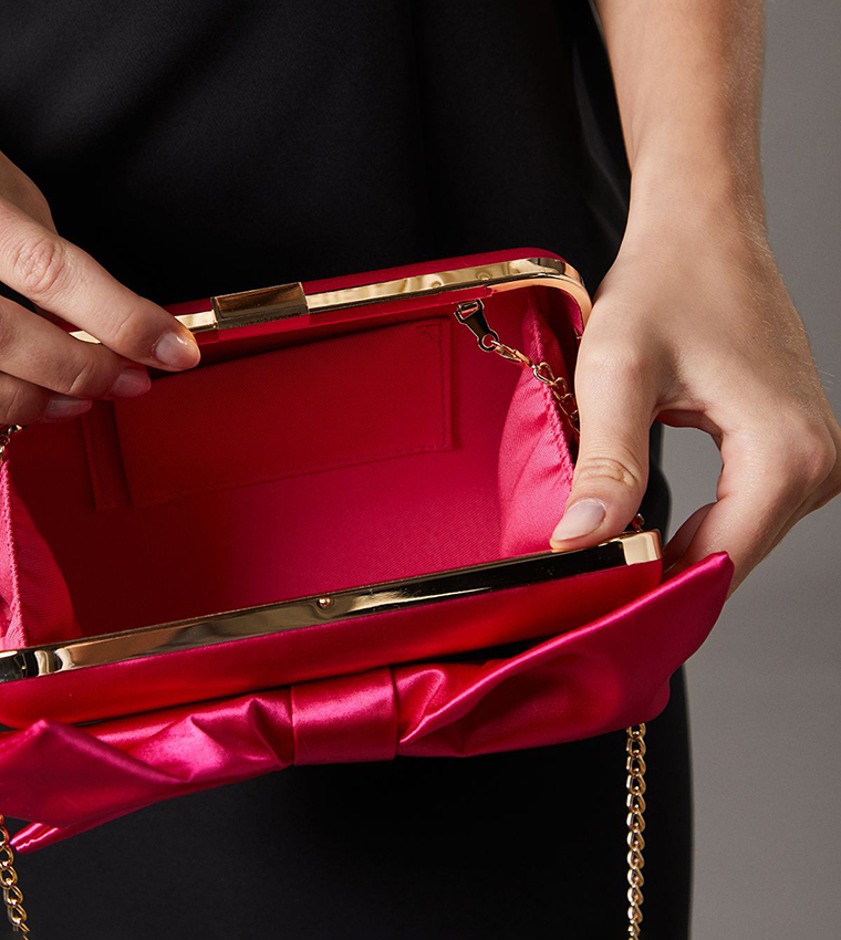 Azalea Bow Detail Clutch