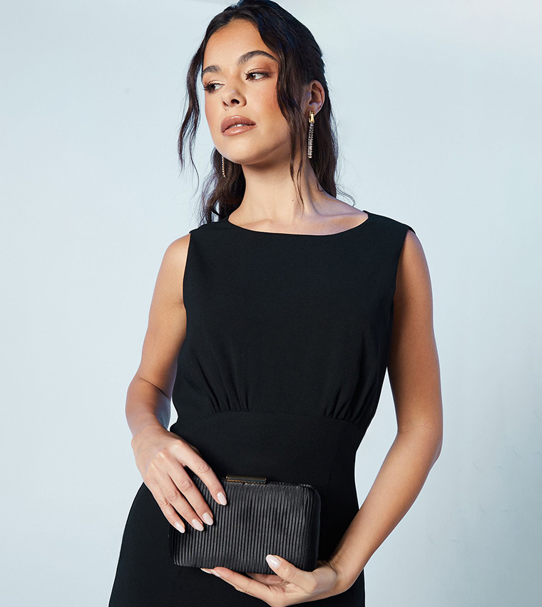 Brooke Satin Clutch Bag