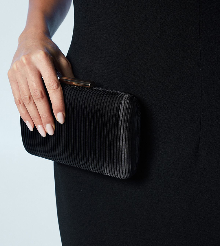 Brooke Satin Clutch Bag