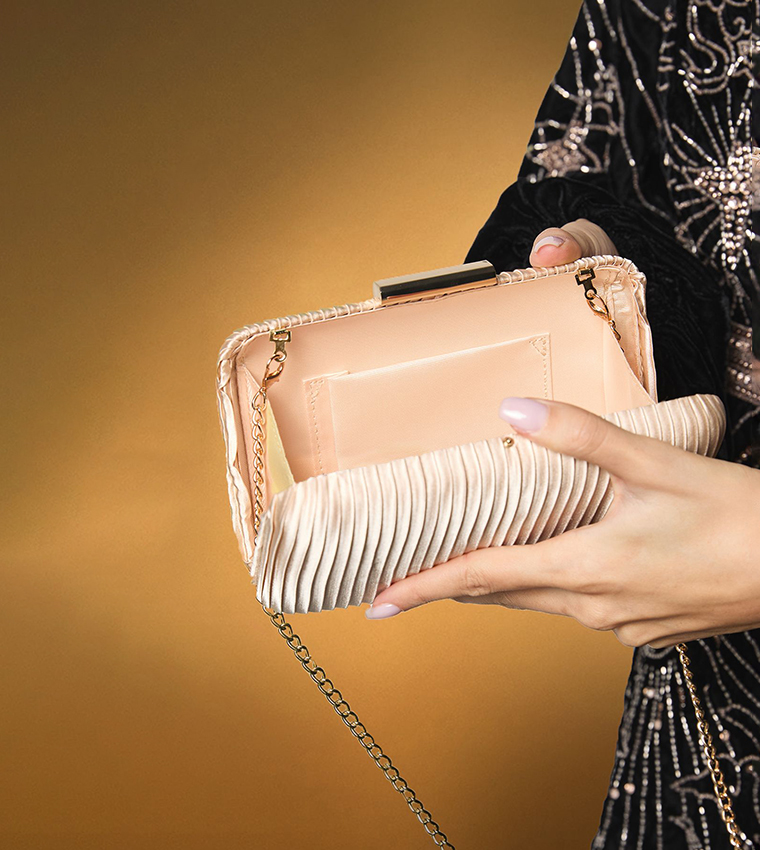 Brooke Satin Clutch Bag