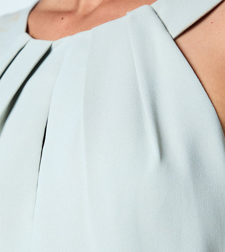 Satin Halterneck Bridesmaid Maxi Dress