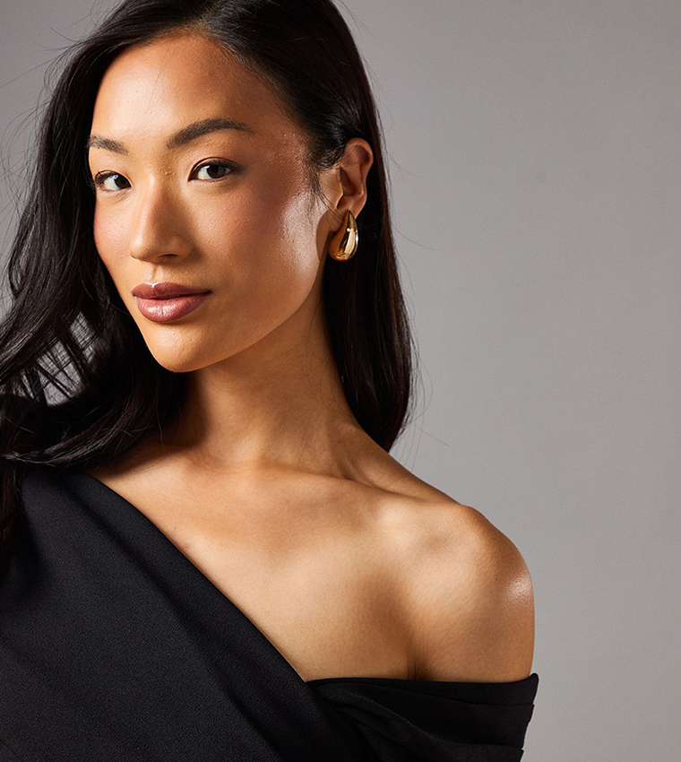 Solid Scuba Maxi Dress