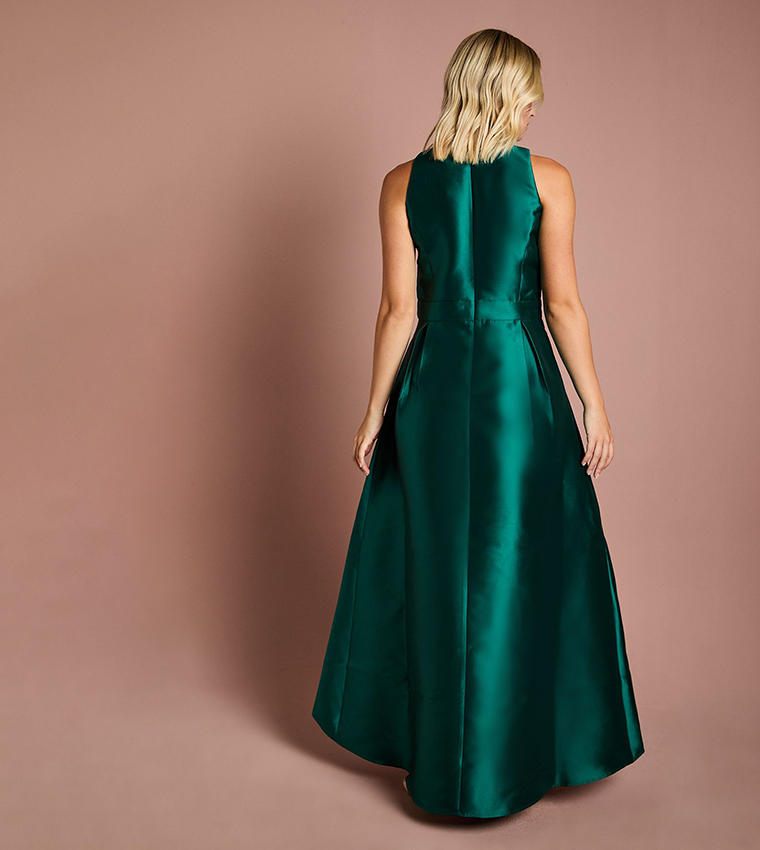 Teen Coast Twill Waterfall Bridesmaids Maxi Dress