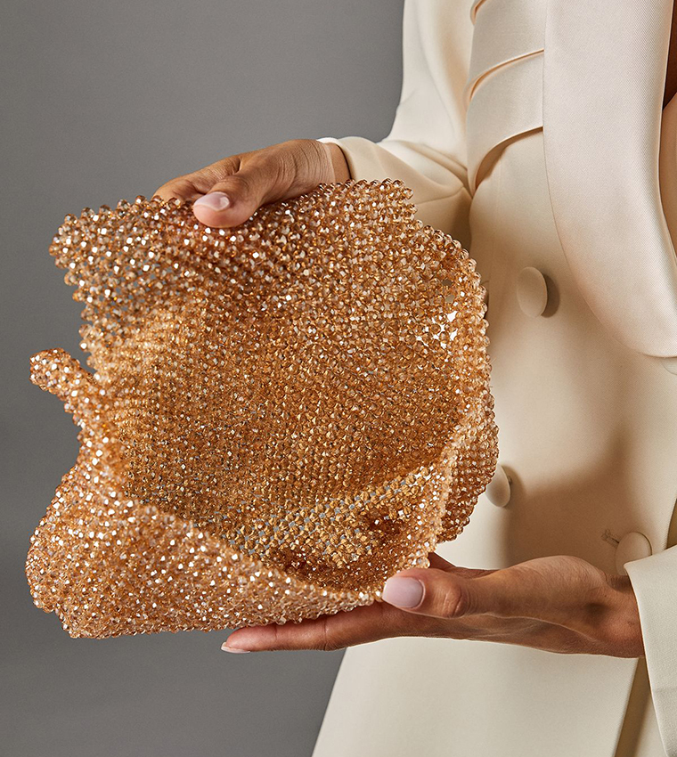 Cedar Beaded Shoulder Bag