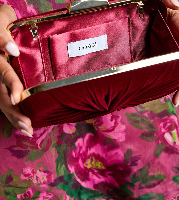 Velvet Clutch Bag