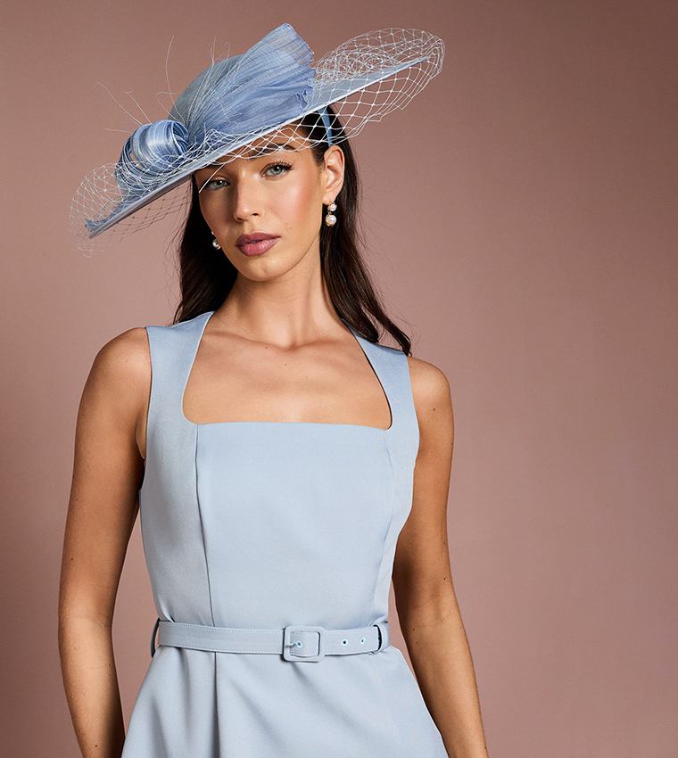 Lisa Tan Tailored Crepe Midi Dress