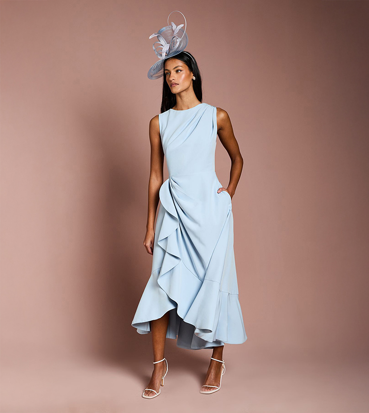 princess polly baby blue dress Crown & Ivy Dresses main image 1