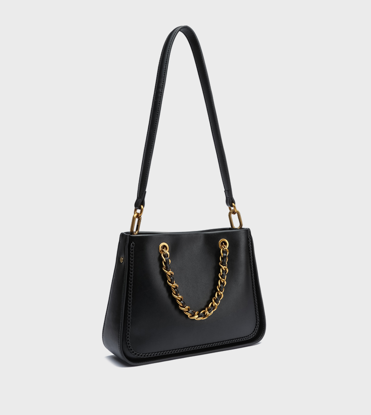 Textured Shoulder Bag