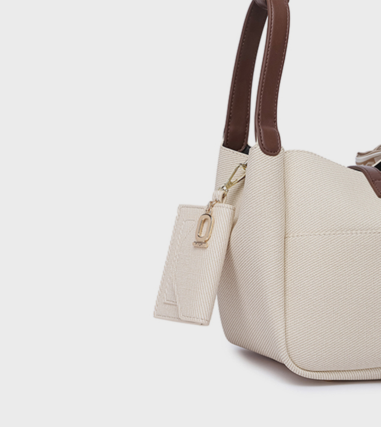 Scarf Detail Bucket Bag