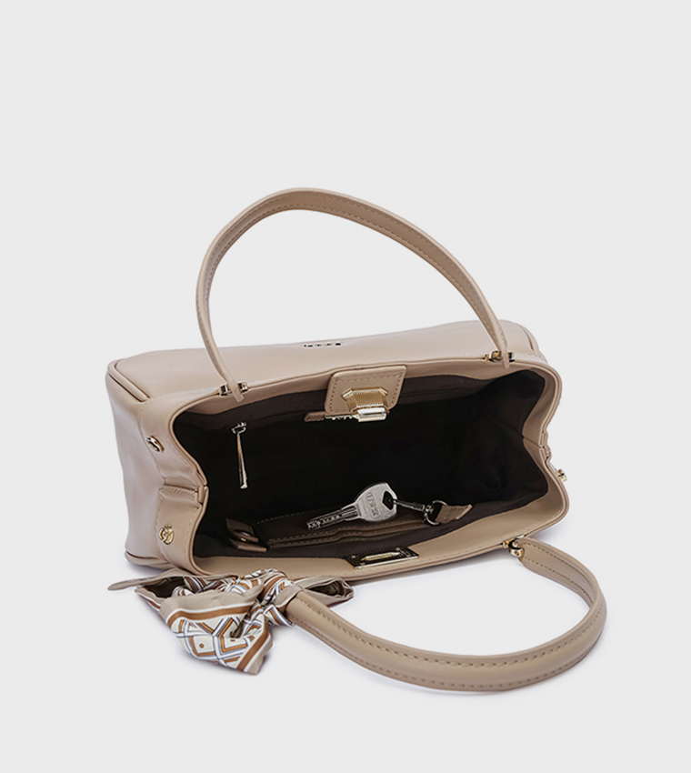 Scarf Detail Shoulder Bag 