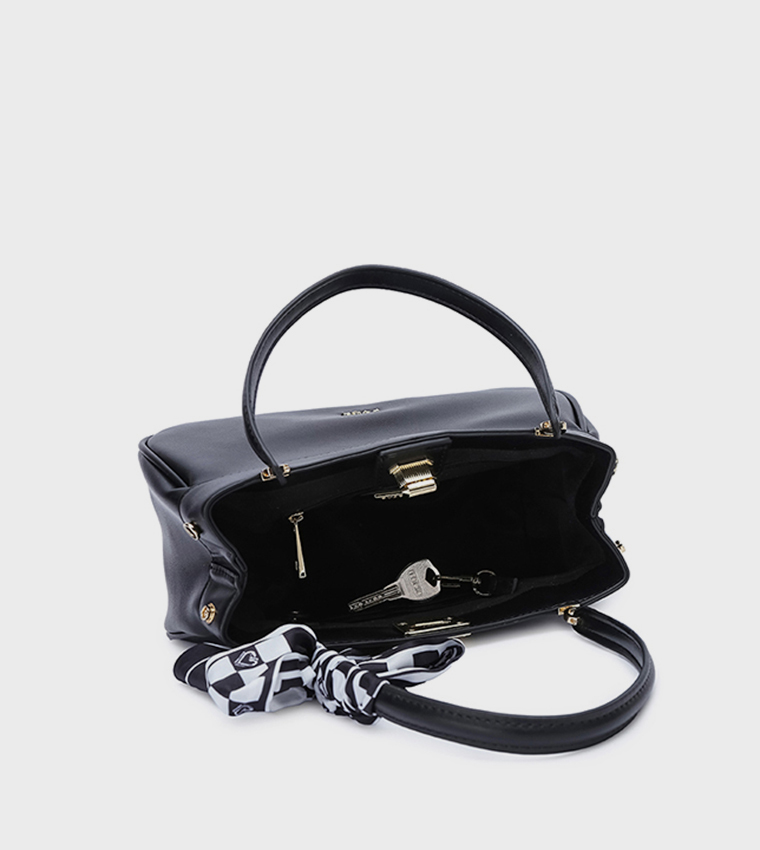 Scarf Detail Shoulder Bag 